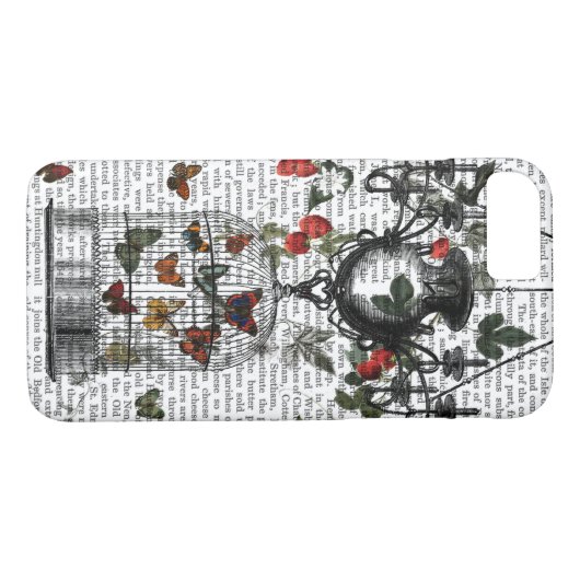 Strawberry Chandelier Case-Mate iPhone Hülle (Rückseite (Horizontal))