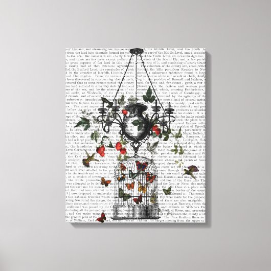 Strawberry Chandelier Leinwanddruck (Vorderseite)