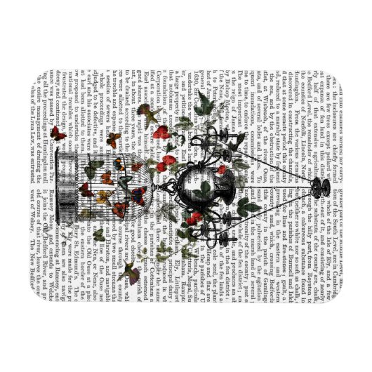 Strawberry Chandelier Magnet (Horizontal)