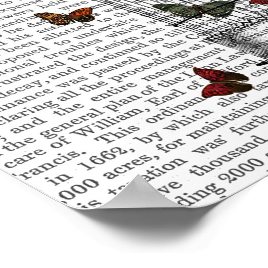 Strawberry Chandelier Poster (Ecke)