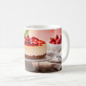 Strawberry Cheesecake Kaffeetasse (VorderseiteRechts)
