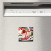 Strawberry Cheesecake Magnet (In Situ (Geschirrspüler))