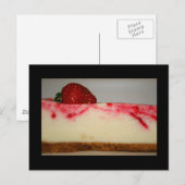 Strawberry Cheesecake Postcard Postkarte (Vorne/Hinten)