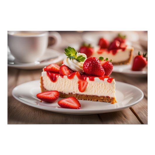 Strawberry Cheesecake Poster (Vorderseite)