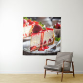 Strawberry Cheesecake Wandteppich (Beispiel)