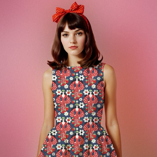 Strawberry Chic Stoff