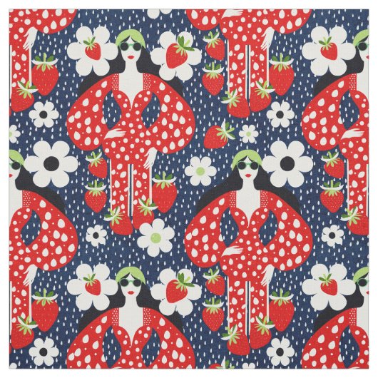 Strawberry Chic Stoff (Muster)