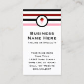 Strawberry Chocolate Strawberry Visitenkarte (Rückseite)