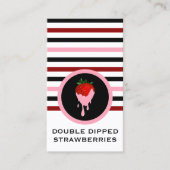 Strawberry Chocolate Strawberry Visitenkarte (Vorderseite)