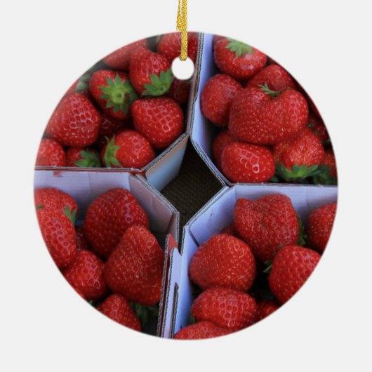Strawberry Christmas Ornament (Hinten)