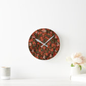Strawberry Clock Runde Wanduhr (Zuhause)