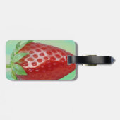 Strawberry Clos-Up Gepäckanhänger (Rückseite horizontal)