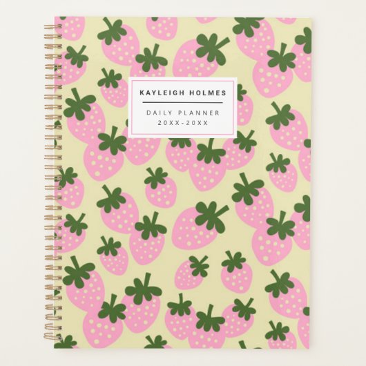 Strawberry Cluster Planner Planer (Vorderseite)
