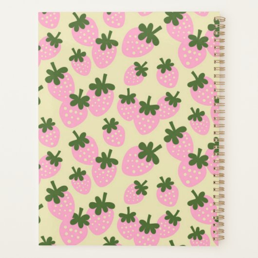 Strawberry Cluster Planner Planer (Rückseite)