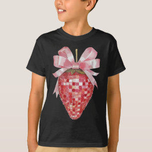 Strawberry Coquette Bow Strawberries Festival del T-Shirt