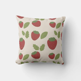 Strawberry Cream Pillow Kissen