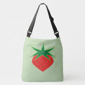 Strawberry Crossbody Bag (2 Größen) Tragetaschen Mit Langen Trägern (Vorderseite)