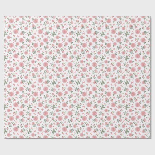 Strawberry Crush Gift Wrap Geschenkpapier (Flach)