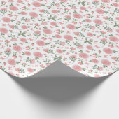 Strawberry Crush Gift Wrap Geschenkpapier (Ecke)