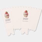 Strawberry Cupcake Dessert Geburtstag Vielen Dank Geschenkschachtel (Ungeklappt)