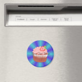 Strawberry Cupcake Magnet (In Situ (Geschirrspüler))