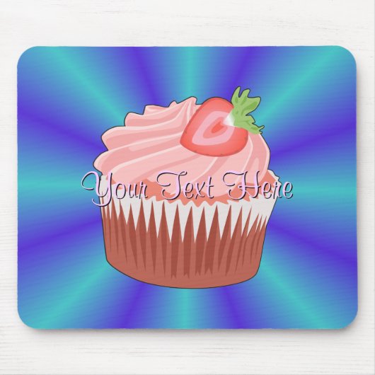 Strawberry Cupcake Mousepad (Vorne)