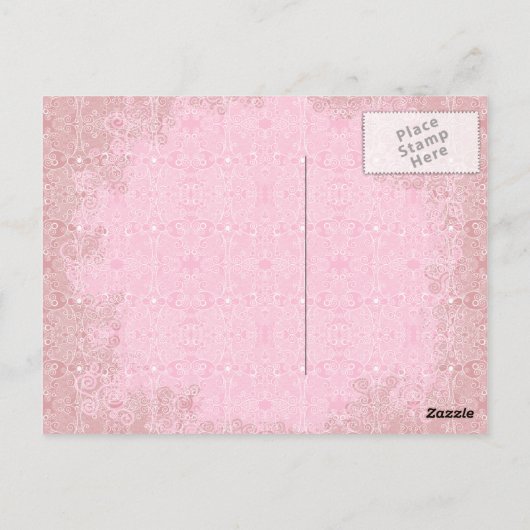 Strawberry Cupcake Postkarte (Rückseite)