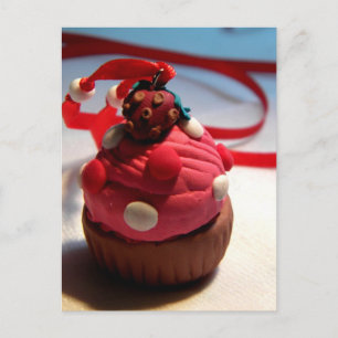 Strawberry Cupcake Postkarte