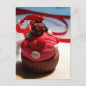 Strawberry Cupcake Postkarte (Vorderseite)