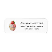Strawberry Cupcake Sweet Dessert Adresse (Vorne)