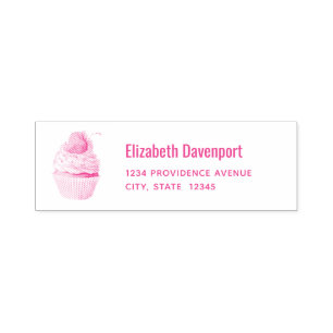 Strawberry Cupcake Sweet Dessert Adresse Permastempel