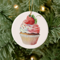 Strawberry Cupcake Sweet Dessert