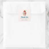 Strawberry Cupcake Sweet Dessert Wedding Vielen Da Quadratischer Aufkleber (Tasche)