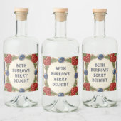 Strawberry Custom House Name Plate Plaque Sign Alkoholflaschenetikett (Flaschen)