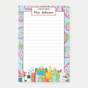 Strawberry Custom Niedlich Teacher Post-it Notes Klebezettel