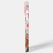 Strawberry Cute Cat Phone Case Kawaii Kitten (Rückseite / Links)