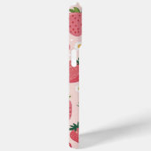 Strawberry Cute Cat Phone Case Kawaii Kitten (Rückseite / Rechts)