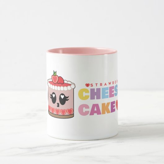 Strawberry cute cheesecake cup tasse (Zentrum)