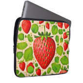 Strawberry Dadaist Artwork Laptopschutzhülle (Vorne Rechts)
