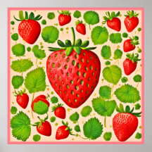 Strawberry Dadaist Artwork