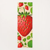 Strawberry Dadaist Artwork Yogamatte (Rückseite)