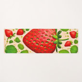Strawberry Dadaist Artwork Yogamatte (Vorderseite (Horizontal))