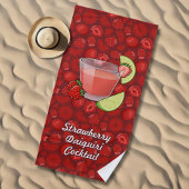 Strawberry Daiquiri Beach Towel Strandtuch