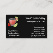 Strawberry Daiquiri Business Card Visitenkarte (Vorderseite)
