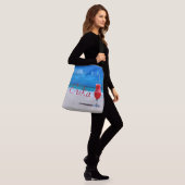 Strawberry Daiquiri Caribbean Beach Personalisiert Tragetaschen Mit Langen Trägern (Am Model)