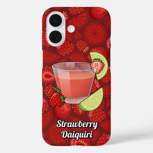 Strawberry Daiquiri Case-Mate iPhone Hülle (Rückseite)