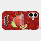 Strawberry Daiquiri Case-Mate iPhone Hülle (Rückseite (Horizontal))