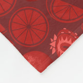 Strawberry Daiquiri Fleecedecke (Ecke)