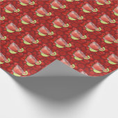 Strawberry Daiquiri Geschenkpapier (Ecke)