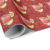 Strawberry Daiquiri Geschenkpapier (Rolleneckpunkt)